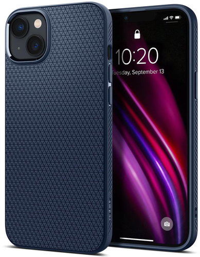 Spigen Liquid Air Navy Blue Cover für das iPhone 14 - Handyhülle - Hauptbild