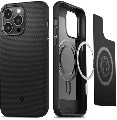 Spigen MagSafe Armor Matte Black iPhone 14 Pro Max - Phone Cover - Main image
