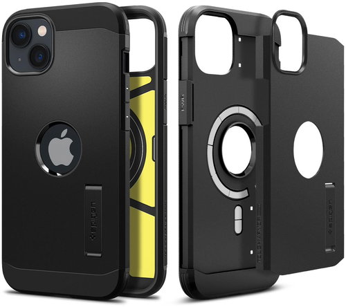 Spigen Tough Armor MagSafe Black iPhone 14 - Phone Cover - Main image