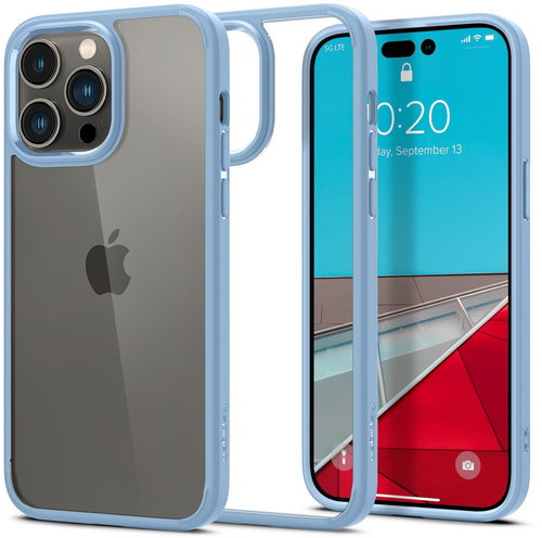 Spigen Ultra Hybrid Sierra Blue iPhone 14 Pro - Phone Cover - Main image