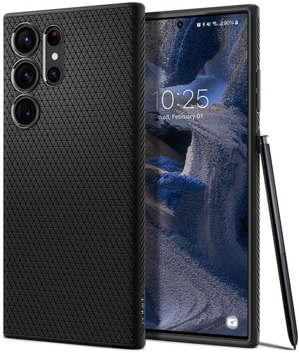 Spigen Liquid Air Black Samsung Galaxy S23 Ultra Main image Spigen Liquid Air Black Samsung Galaxy S23 Ultra - Phone Cover - Main image
