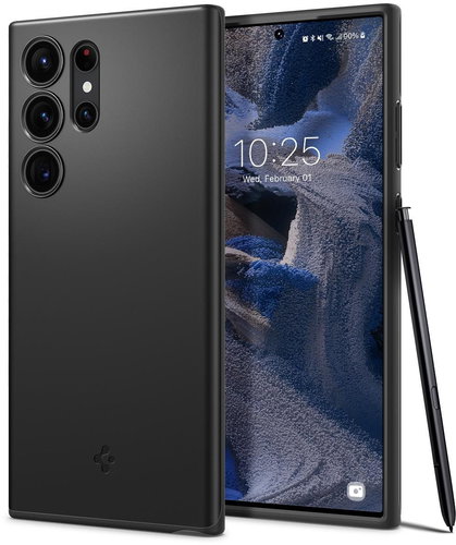 Spigen Thin Fit Black Samsung Galaxy S23 Ultra - Kryt na mobil - Hlavní obrázek