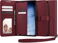 Spigen Wallet S Plus Burgundy Cover für Samsung Galaxy S23+ - Handyhülle