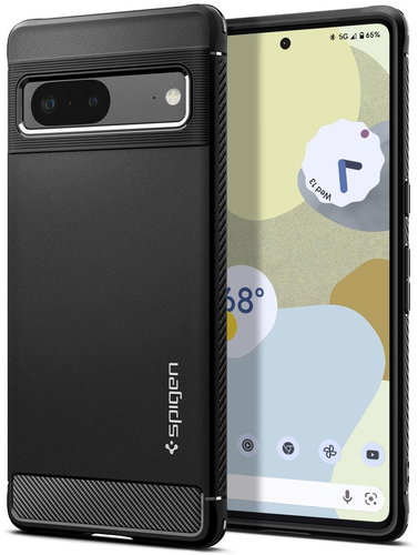 Spigen Rugged Armor Black Google Pixel 7 - Phone Cover - Main image