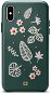 Spigen CYRILL Portland Case Forest Green iPhone XS/X modellekhez - Telefon tok
