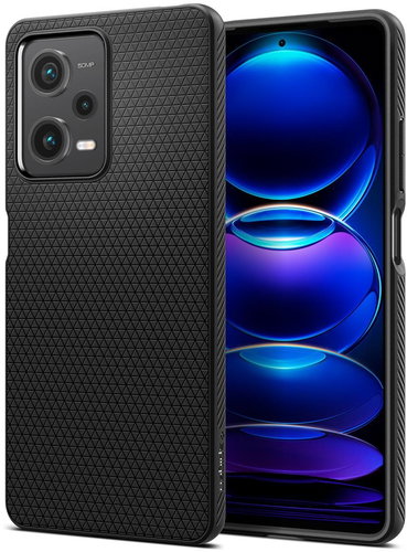 Spigen Liquid Air Black Xiaomi Redmi Note 12 Pro 5G/POCO X5 Pro 5G tok - Telefon tok - Fő fotó