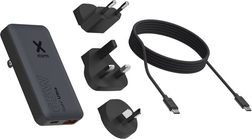 Xtorm 65W Fast Travel Charger + Cable + Essentials Bag - Wall Charger - Main image