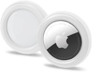 Spigen Silicone Fit 2 Pack White Apple AirTag - AirTag tok