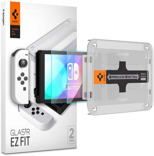 Spigen Glass tR EZ Fit 2 Pack Nintendo Switch OLED - Schutzglas - Hauptbild