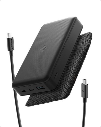 Spigen Essential 30,000mAh 30W Portable Charger Black EA3030 - Power Bank - Main image