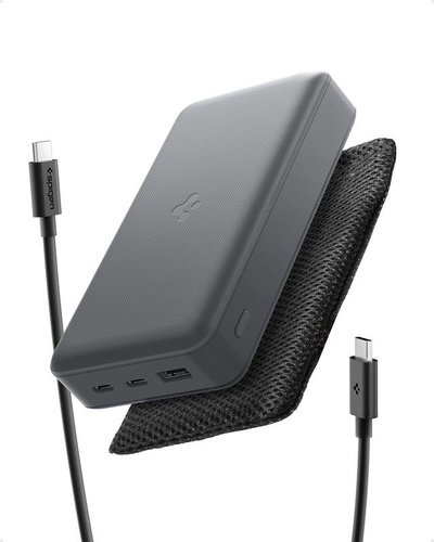 Spigen Essential 30,000mAh 30W Portable Charger Gray EA3030 - Power Bank - Main image