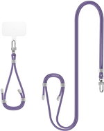 Spigen Universal Set 2 (Cross Body Strap 1P + Wrist Strap 1P + ConTag2 1P) Deep Purple - Šňůrka na telefon
