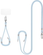 Spigen Universal Set 2 (Cross Body Strap 1P + Wrist Strap 1P + ConTag2 1P) Mute Blue - Phone Lanyard
