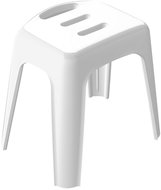 SPIRELLA Sedátko do sprchy HOCKER, bílá, plast, 47 cm, do 130 kg - Sedák