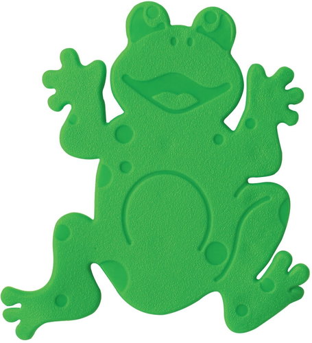 Spirella anti-slip suction cups in the shape of frogs, green 6 pcs - Bath Stickers - Main image