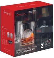 SPIEGELAU Whiskey glass 2 pcs 368 ml, ice ball mould PERFECT SERVE - Whisky Glasses