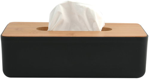 MSV box na kapesníky Kamla, matně černý Main image MSV box na kapesníky Kamla, matně černý - Tissue Box - Main image