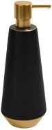 Spirella Ceramic soap dispenser Joshua, black and gold - Soap Dispenser