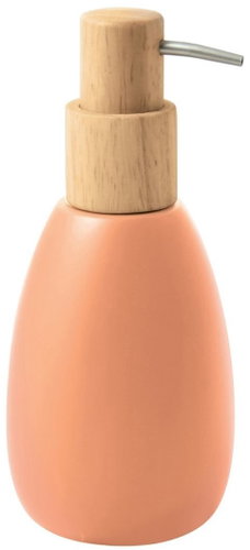 Spirella Polyresin soap dispenser Sven, matt peach - Soap Dispenser - Main image