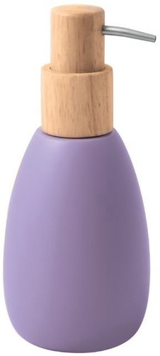 Spirella Polyresin soap dispenser Sven, matt lavender - Soap Dispenser - Main image