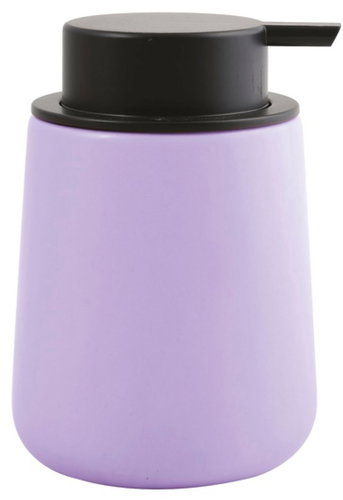 MSV Ceramic soap dispenser Maonie, matt purple - Soap Dispenser - Main image