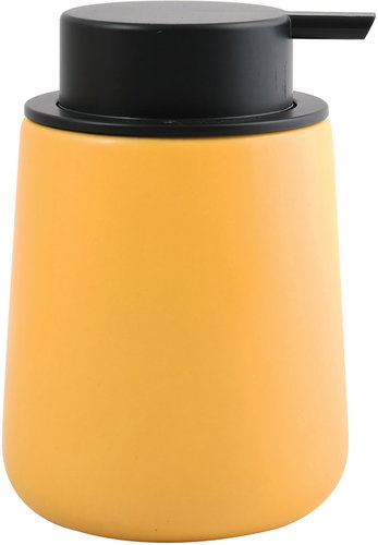 MSV Ceramic soap dispenser Maonie, matt yellow - Soap Dispenser - Main image