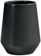 Spirella ceramic cup for toothbrushes JOSHUA, mat black - Toothbrush Holder Cup