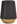 Cup for toothbrushes JOSHUA, black - gold