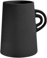 Spirella ceramic cup for toothbrushes ORGANIC, mat black - Toothbrush Holder Cup