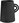 Cup for toothbrushes ORGANIC, mat black