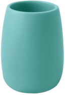 Spirella polyresin cup for toothbrushes SVEN, matt turquoise - Toothbrush Holder Cup