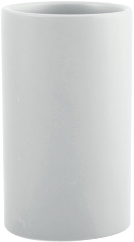 Spirella ceramic toothbrush cup TUBE - Matt, matt white - Toothbrush Holder Cup - Main image