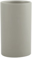 Spirella ceramic toothbrush cup TUBE - Matt, matt grey - brown - Toothbrush Holder Cup