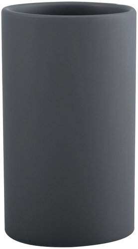 Spirella ceramic toothbrush cup TUBE - Matt, matt dark grey - Toothbrush Holder Cup - Main image