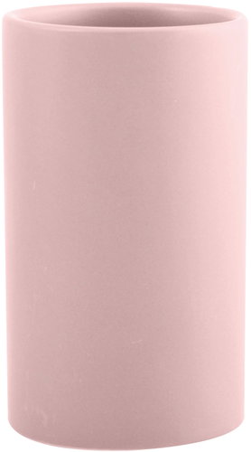 Spirella ceramic toothbrush cup TUBE - Matt, matt pink - Toothbrush Holder Cup - Main image