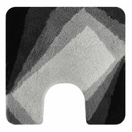 Spirella Bathroom toilet mat Kali 55 × 55 cm grey - Toilet Mat