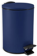Spirella pedal bin Adelar, matt blue, steel, 3 l - Rubbish Bin