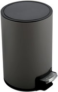 Pedal bin Riku, grey, steel, 5 l - Rubbish Bin