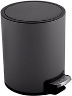 Pedal bin Riku, matt grey, steel, 3 l - Rubbish Bin