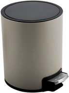 Pedal bin Riku, grey-brown, steel, 3 l - Rubbish Bin