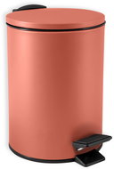 Spirella pedal bin Adelar, matt terracotta, steel, 3 l - Rubbish Bin