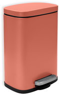 Spirella pedal bin Akira, matt terracotta, steel, 5 l - Rubbish Bin
