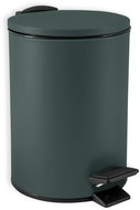 Spirella pedal bin Adelar, matt dark green, steel, 3 L - Rubbish Bin