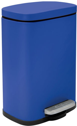 Spirella pedal bin Akira, royal blue, steel, 5 l - Rubbish Bin - Main image