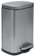 Spirella pedal bin Akira, brushed stainless steel, soft-close, 12 l - Rubbish Bin