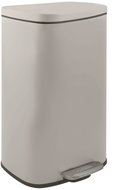 Spirella pedal bin Akira, matt grey-brown, steel, soft-close, 30 l - Rubbish Bin