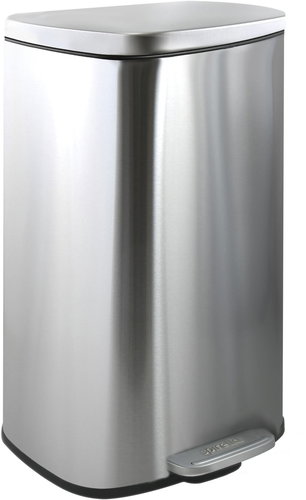 Spirella pedal bin Akira, brushed stainless steel, soft-close, 30 l - Rubbish Bin - Main image