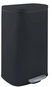 Rubbish Bin Spirella pedal bin Akira, matt black, steel, soft-close, 50 l - Odpadkový koš