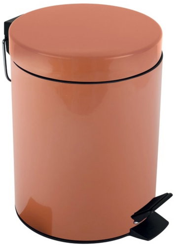 Spirella pedal bin Sydney, terracotta, steel, 3 l - Rubbish Bin - Main image