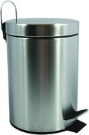 MSV pedal bin brushed stainless steel, 3 l - Rubbish Bin